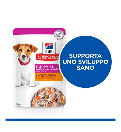 HILL'S SCIENCE PLAN CANE PUPPY MINI HEALTHY CUISINE AL POLLO DA 80 GR IN BUSTA