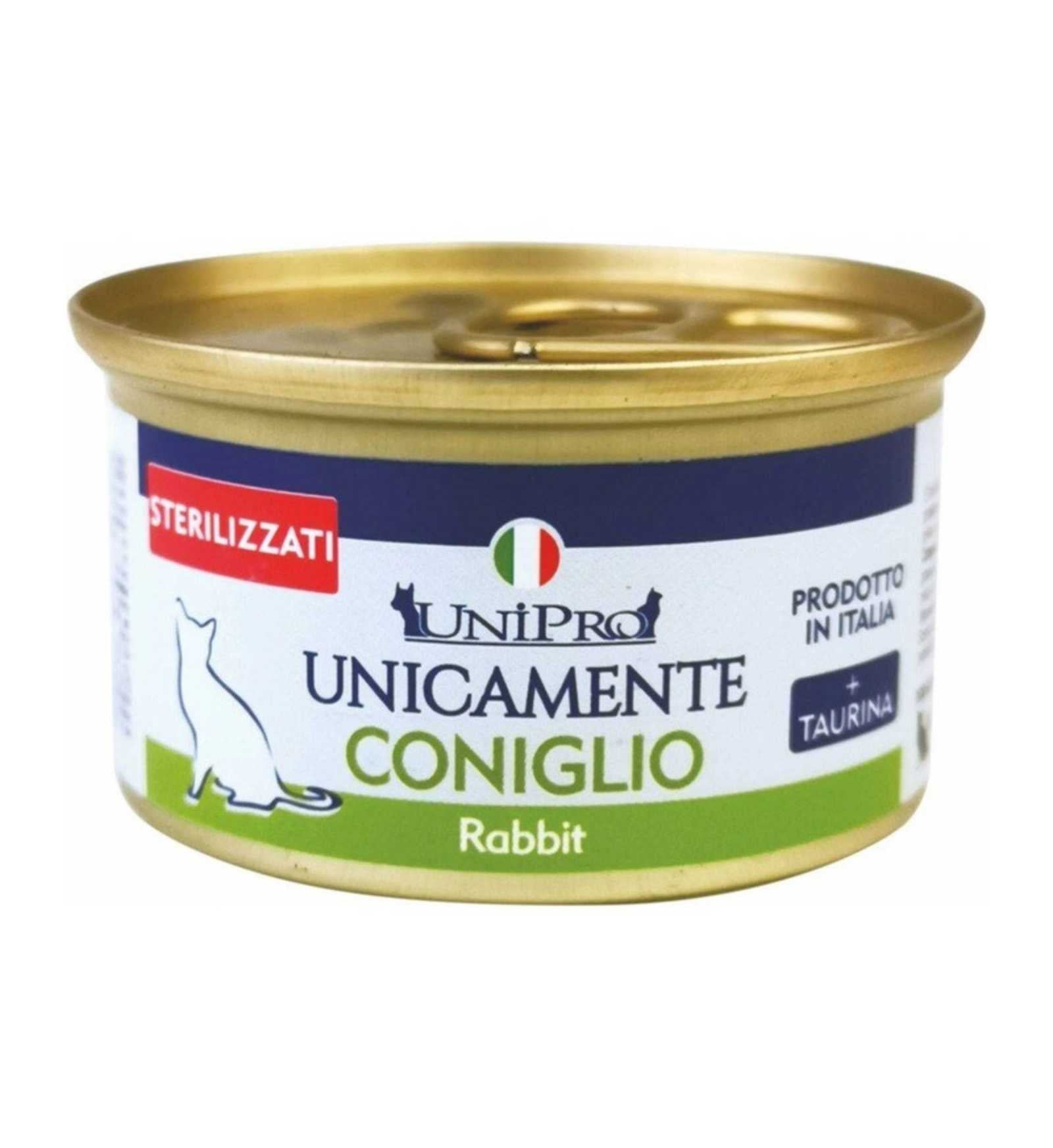 UNIPRO UNICAMENTE GATTO STERILIZZATO AGNELLO MONOPROTEICO 85 GR