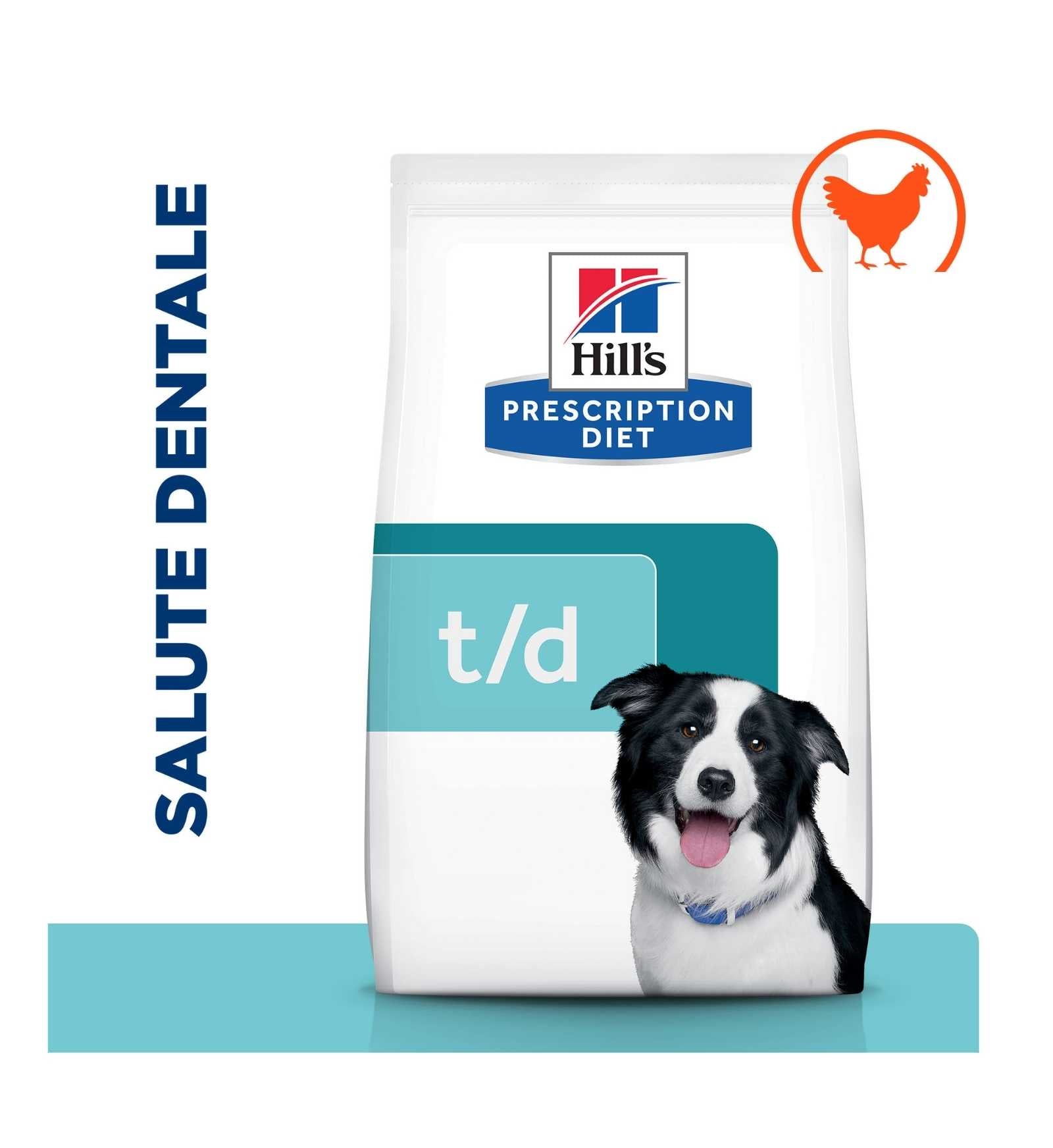 HILL'S PRESCRIPTION DIET CANE T/D AL POLLO DA 4 KG