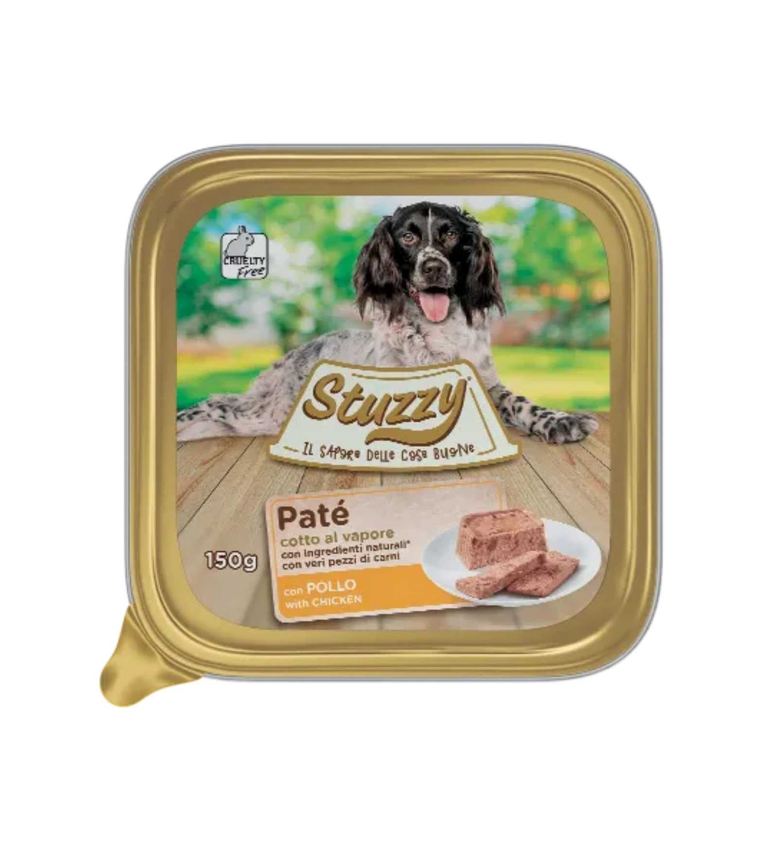 STUZZY CANE CON POLLO DA 150 GR IN VASCHETTA
