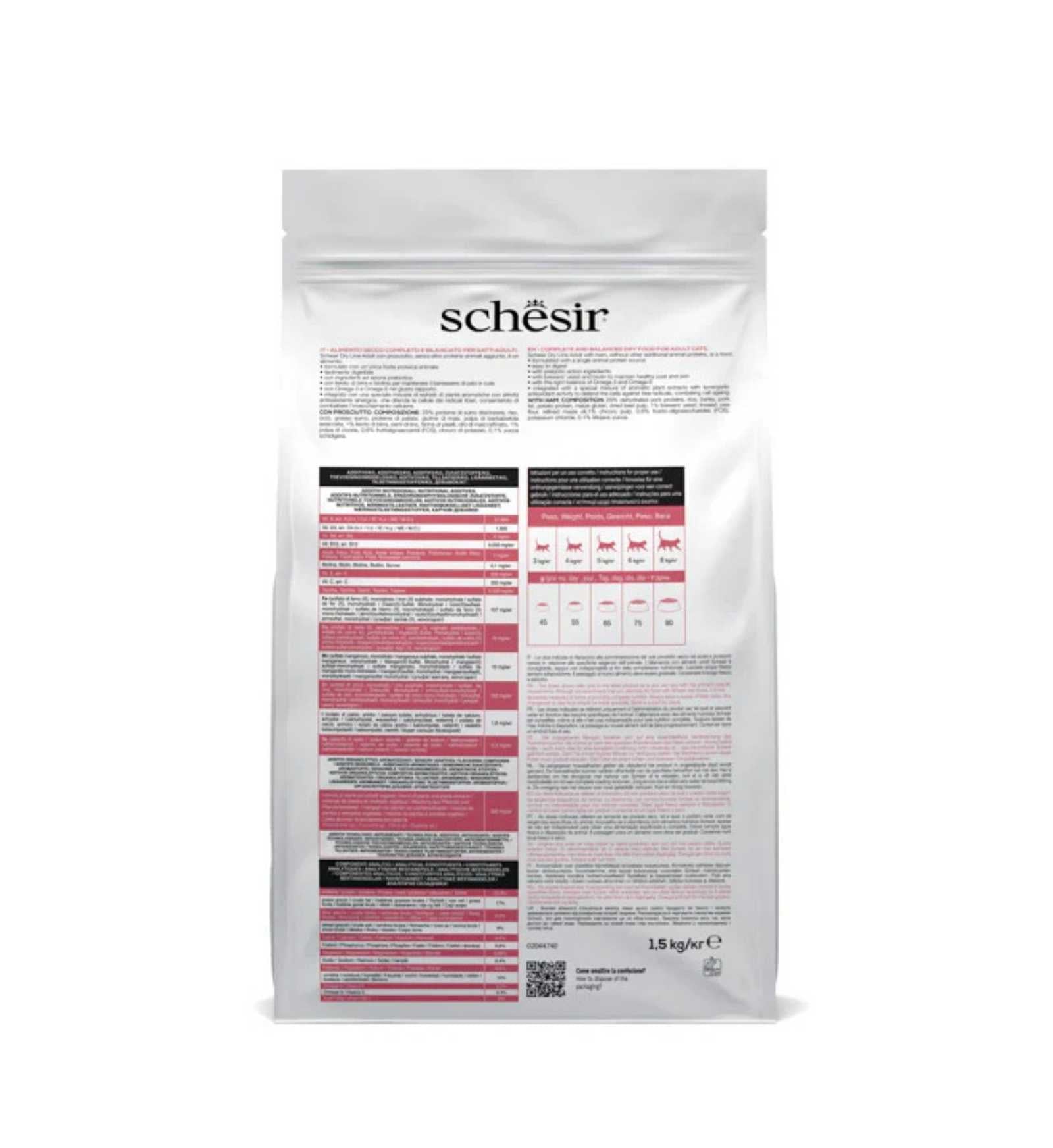 SCHESIR GATTO ADULT PROSCIUTTO