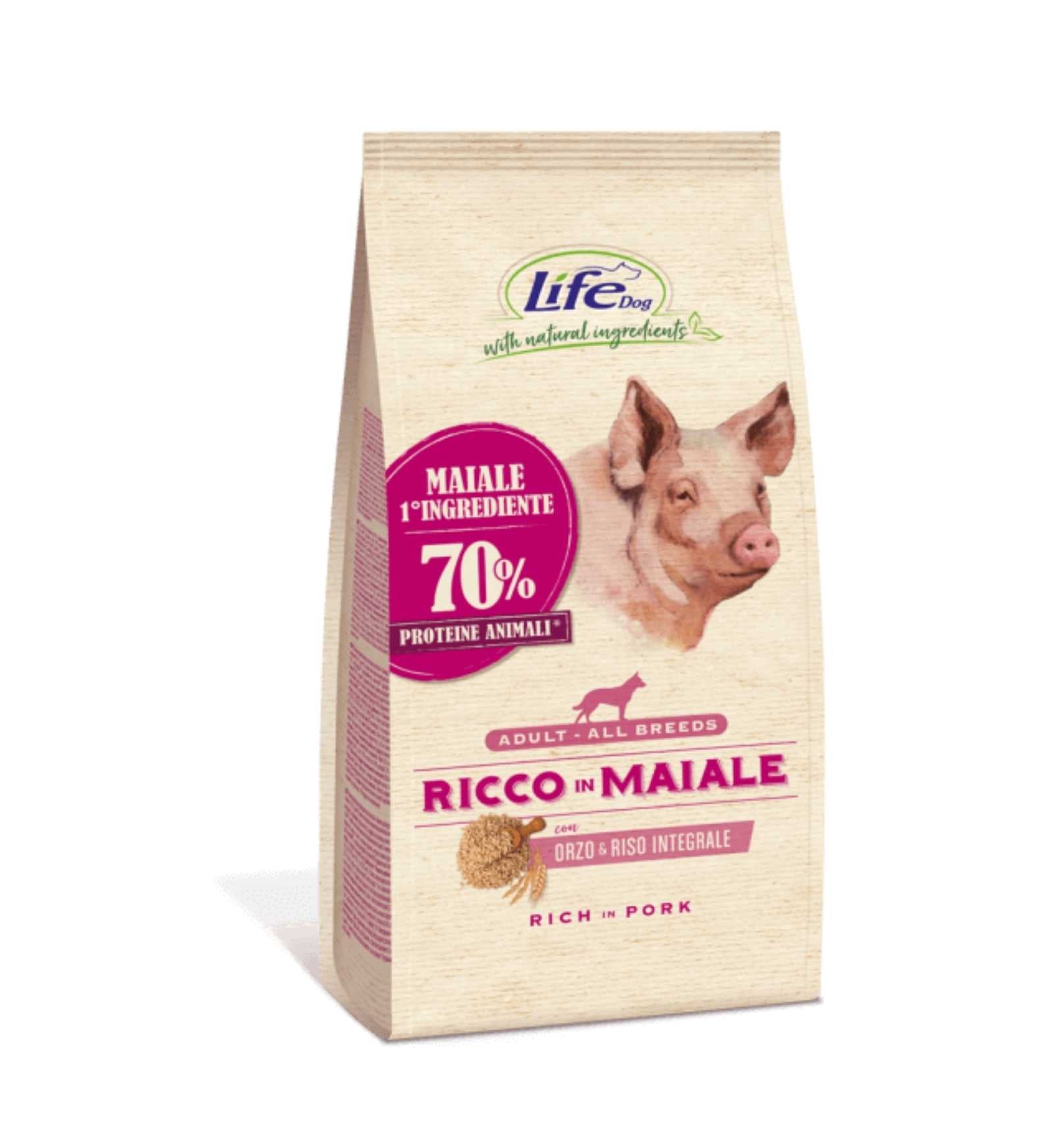 LIFEPETCARE CANE ADULT CON MAIALE