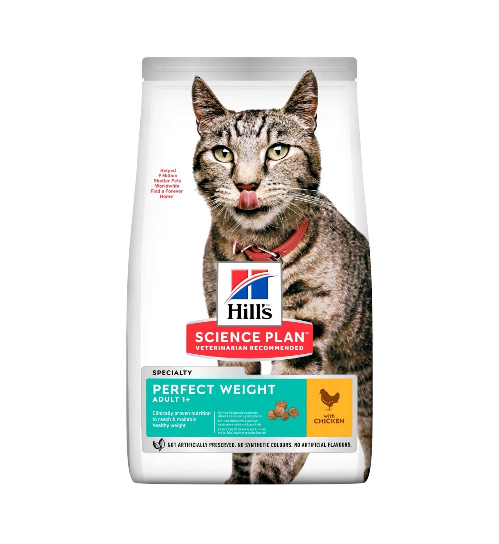HILL'S SCIENCE PLAN GATTO ADULT PERFECT WEIGHT AL POLLO DA 1,5 KG
