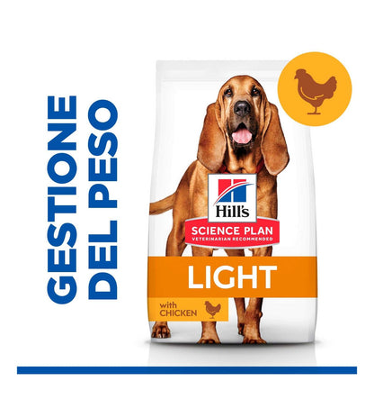 HILL'S SCIENCE PLAN CANE MATURE MEDIUM LIGHT AL POLLO DA 14 KG
