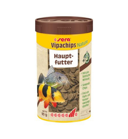 SERA PESCI MANGIME VIPACHIPS NATURE 250 ML 90 GR