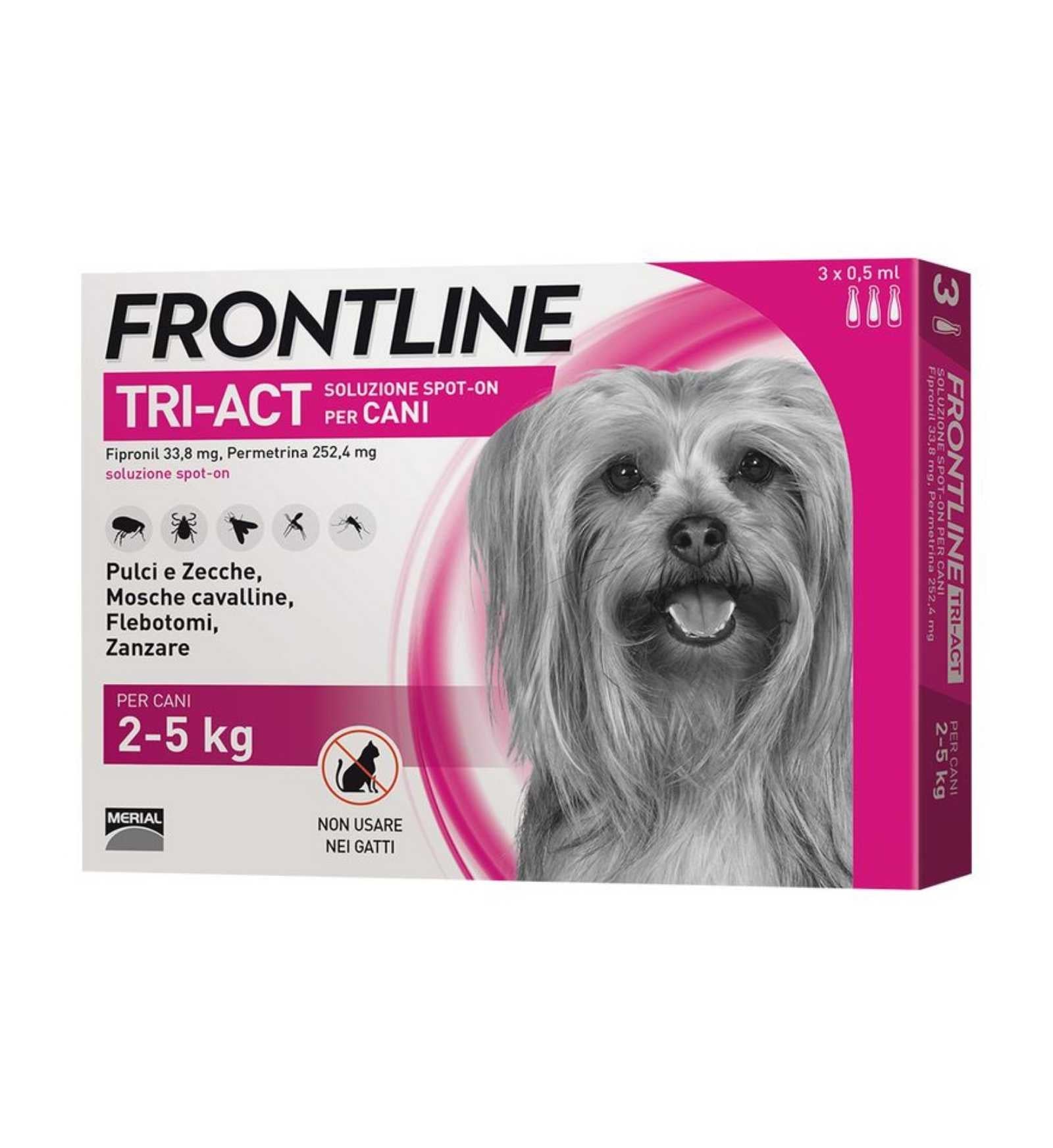 FRONTLINE TRI - ACT SPOT - ON CANE ANTIPARASSITARIO 2 - 5 KG