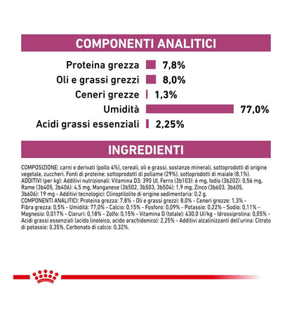 ROYAL CANIN GATTO DIET RENAL AL POLLO DA 85 GR IN BUSTA