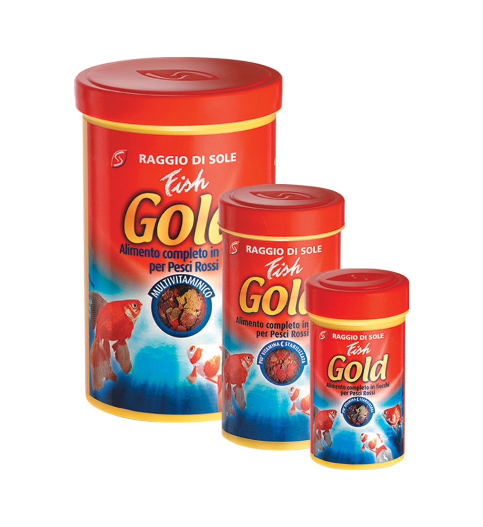 RAGGIO DI SOLE FISH GOLD ALIMENTO COMPLETO PER PESCI ROSSI DA 20 GR 100 ML