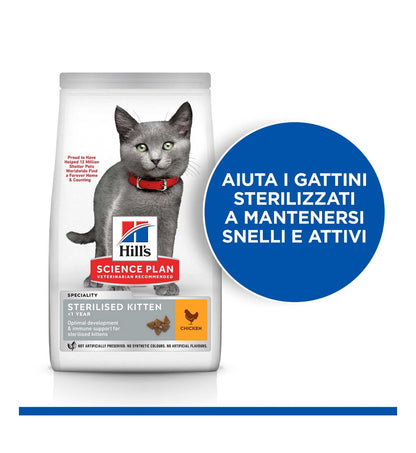 HILL'S SCIENCE PLAN GATTO KITTEN STERILIZZATO POLLO