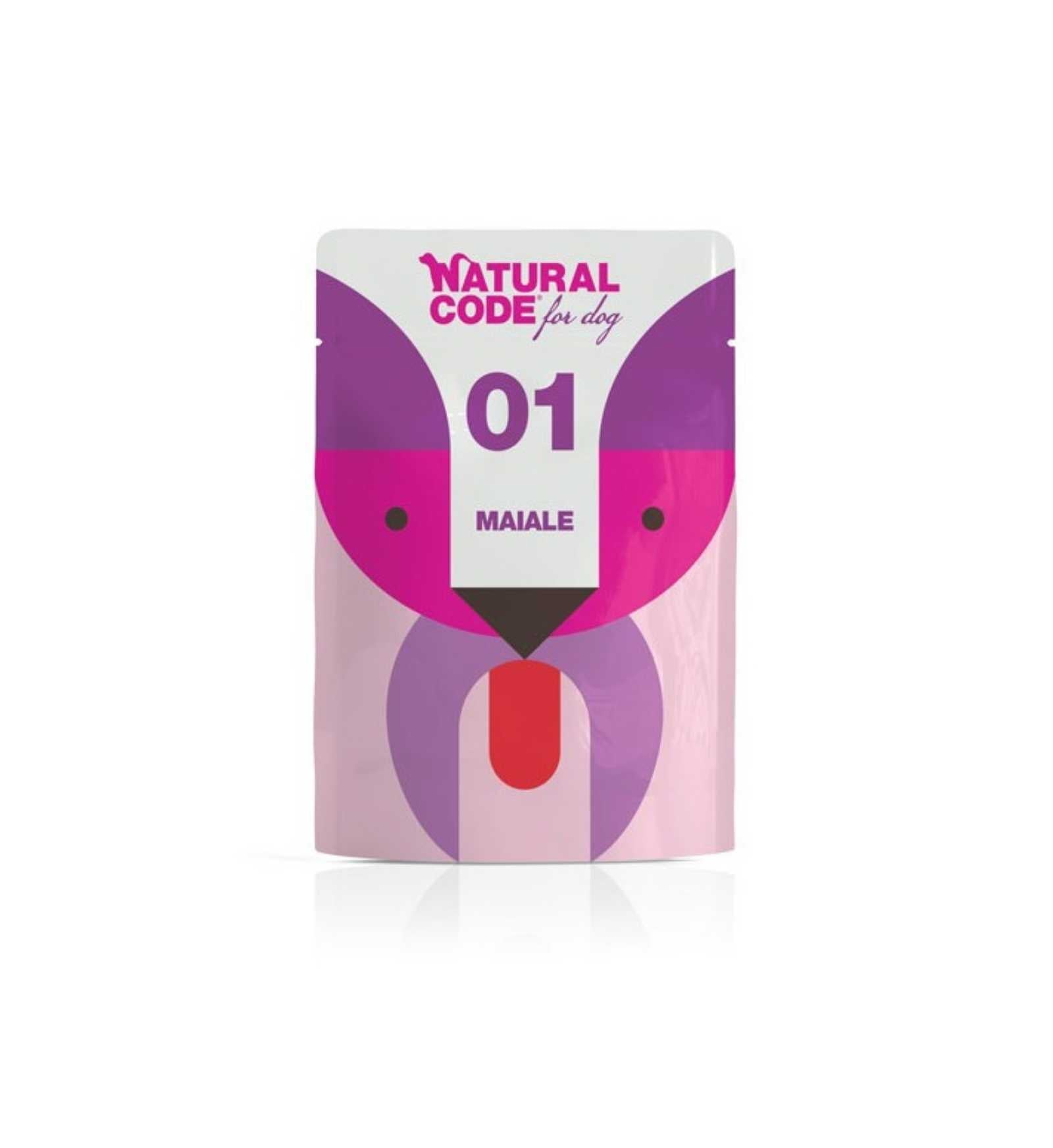 NATURAL CODE CANE AL MAIALE DA 100 GR IN BUSTA