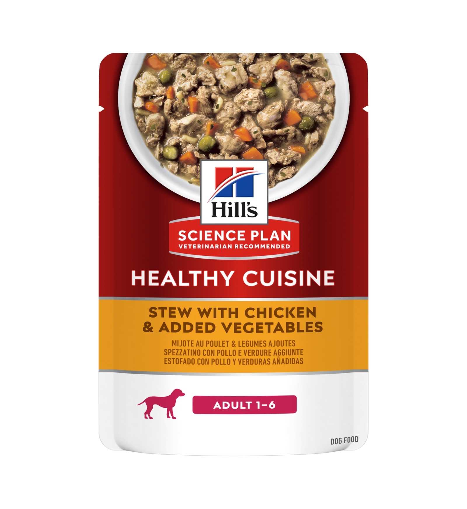 HILL'S SCIENCE PLAN CANE ADULT HEALTY CUISINE AL POLLO DA 90 GR IN BUSTA