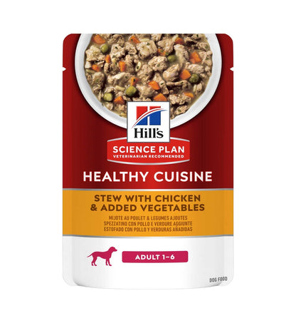 HILL'S SCIENCE PLAN CANE ADULT HEALTY CUISINE AL POLLO DA 90 GR IN BUSTA