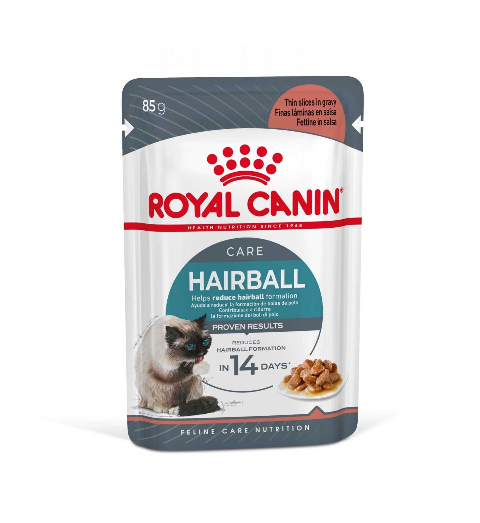 ROYAL CANIN GATTO HAIRBALL CARE GRAVY DA 85 GR IN BUSTA