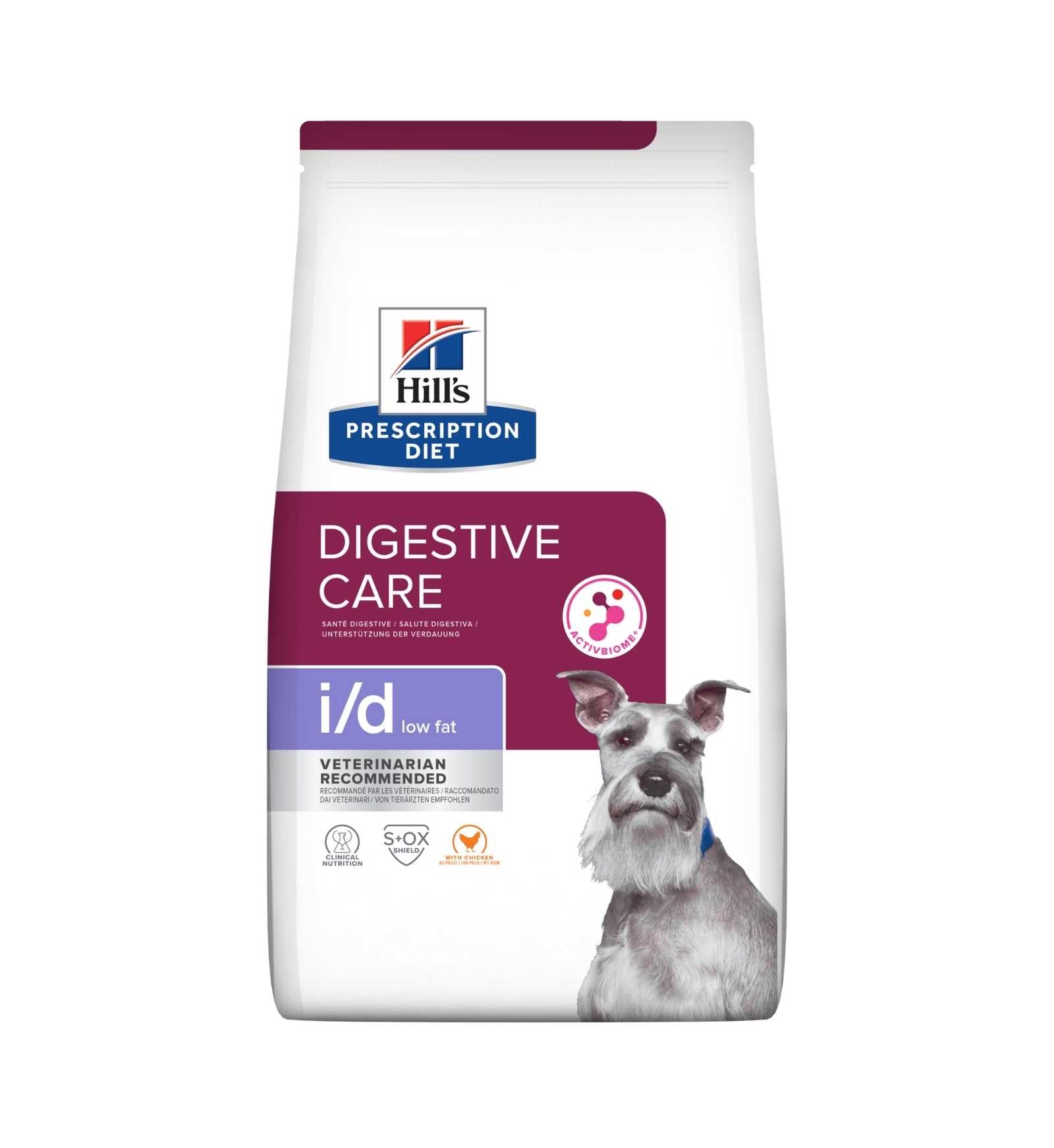 HILL'S  PRESCRIPTION DIET CANE  I/D LOW FAT DIGESTIVE CARE POLLO