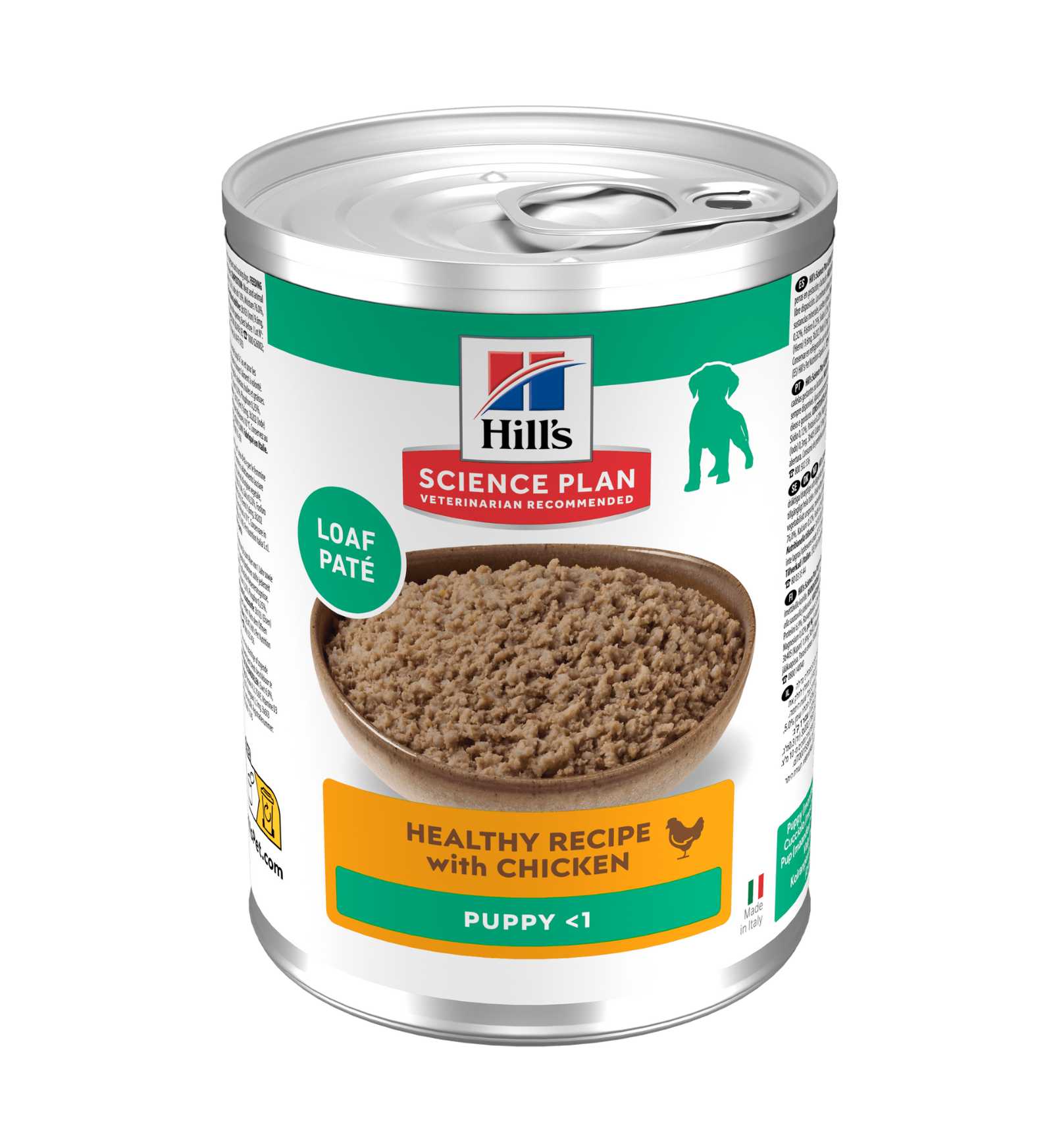 HILL'S SCIENCE PLAN CANE PUPPY MEDIUM AL POLLO DA 370 GR IN LATTINA
