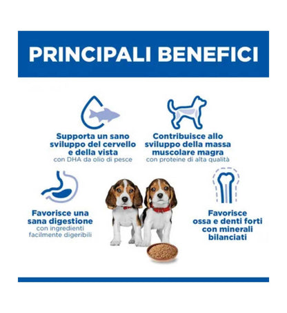 HILL'S SCIENCE PLAN CANE PUPPY MEDIUM AL POLLO DA 370 GR IN LATTINA