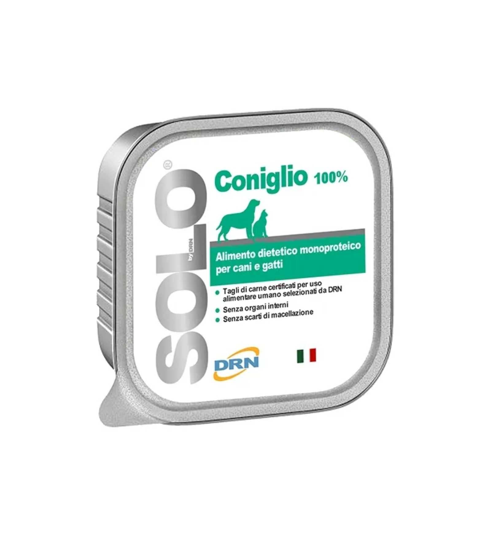 DRN SOLO CONIGLIO MONOPROTEICO IN VASCHETTA