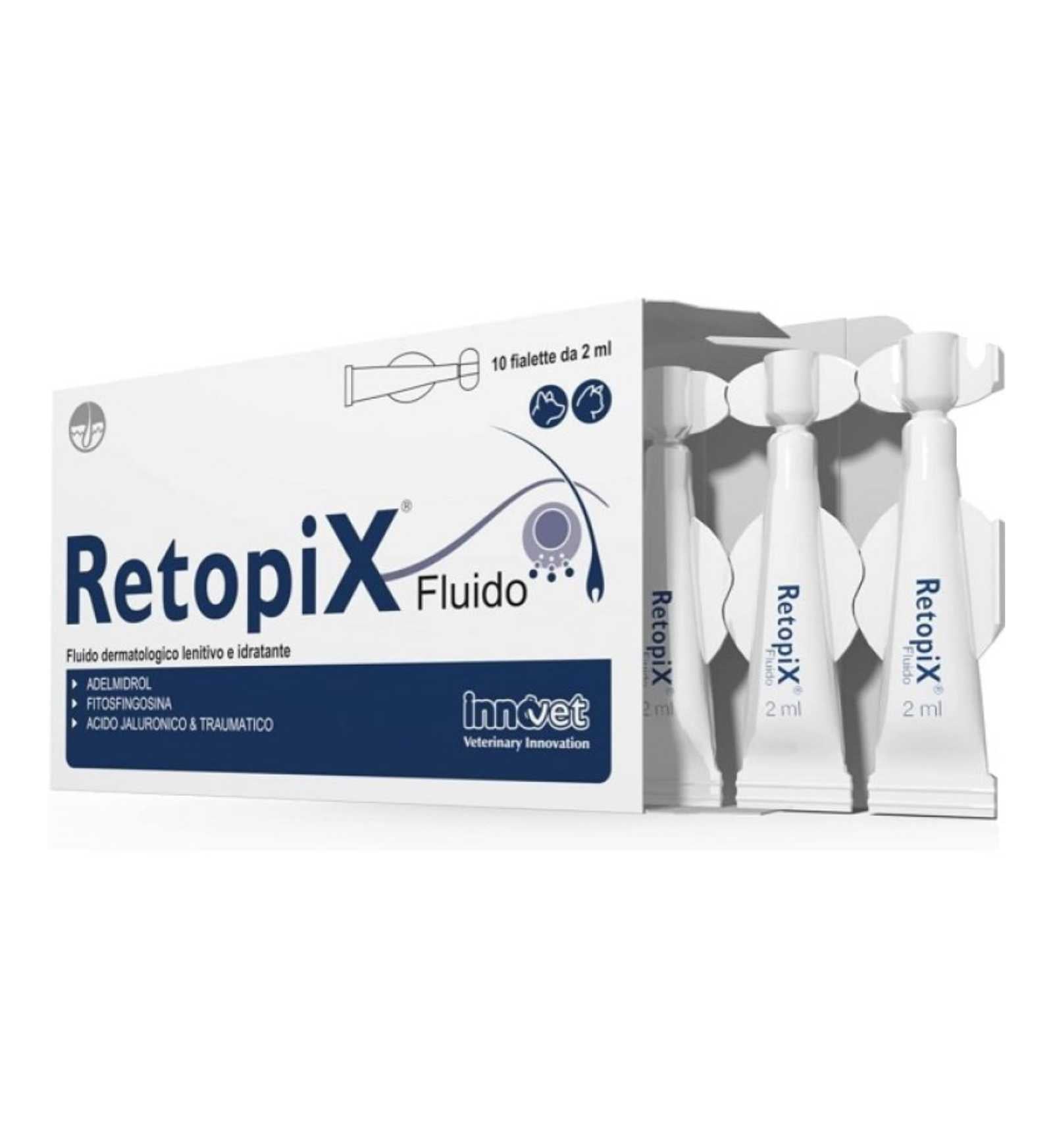 INNOVET CANE E GATTO RETOPIX FLUIDO 10 FIALETTE DA 2 ML