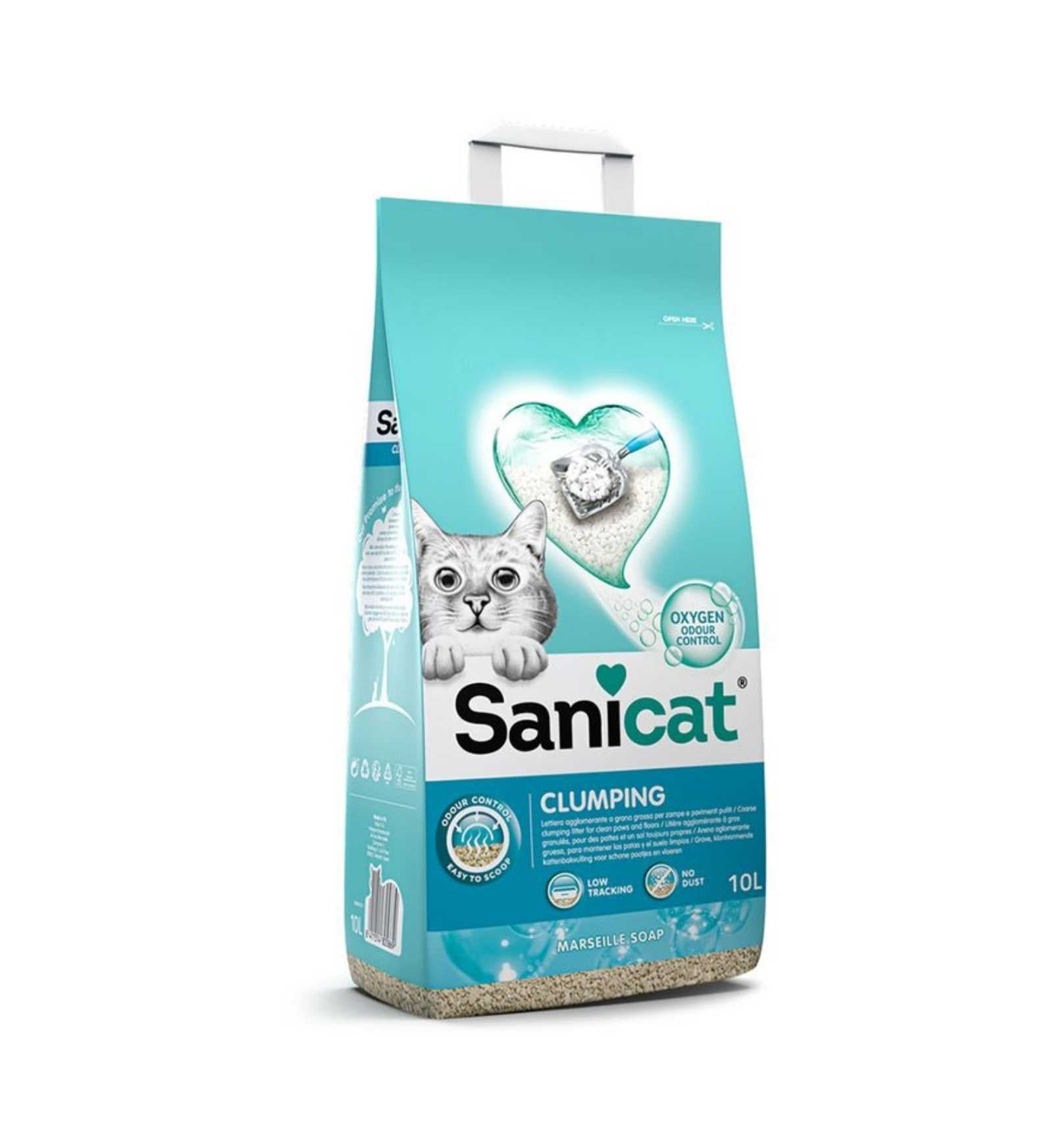 SANICAT LETTIERA CLUMPING MARSIGLIA DA 10 LT