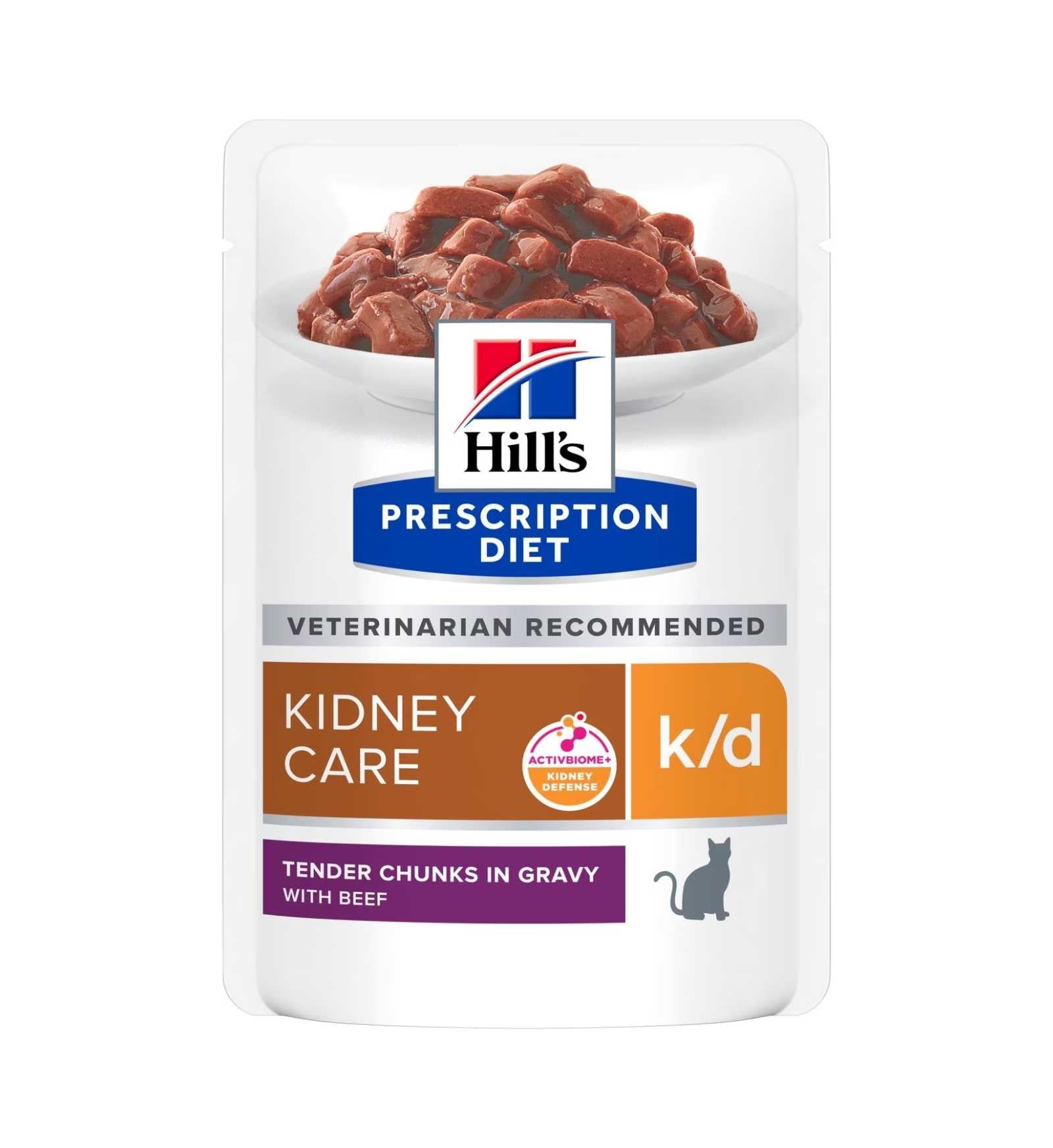 HILL'S PRESCRIPTION DIET GATTO K/D AL MANZO DA 85 GR IN BUSTA