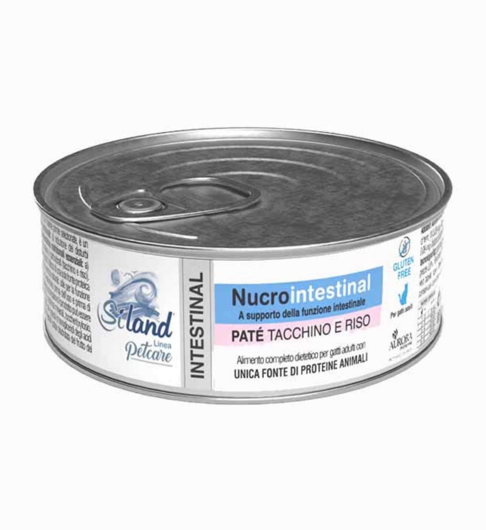 AURORA BIOFARMA SILAND GATTO NUCROINTESTINAL TACCHINO E RISO 85 GR