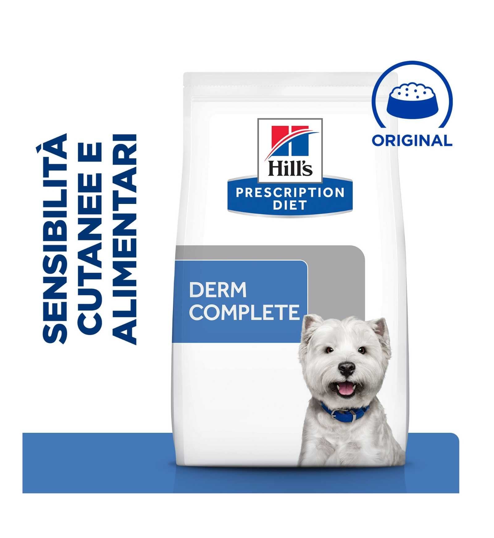 HILL'S  PRESCRIPTION DIET CANE  DERM COMPLETE SKIN CARE & FOOD SENSITIVITIES MINI