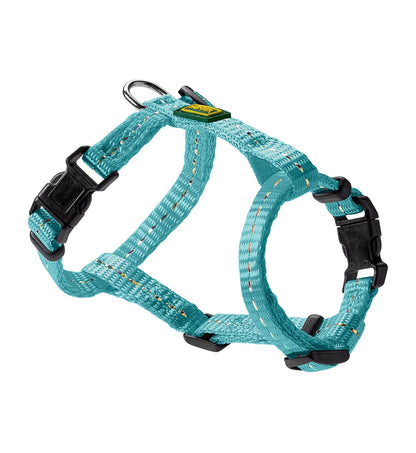 HUNTER CANE PETTORINA TRIPOLI IN NYLON S RIFLETTENTE AZZURRO CHIARO