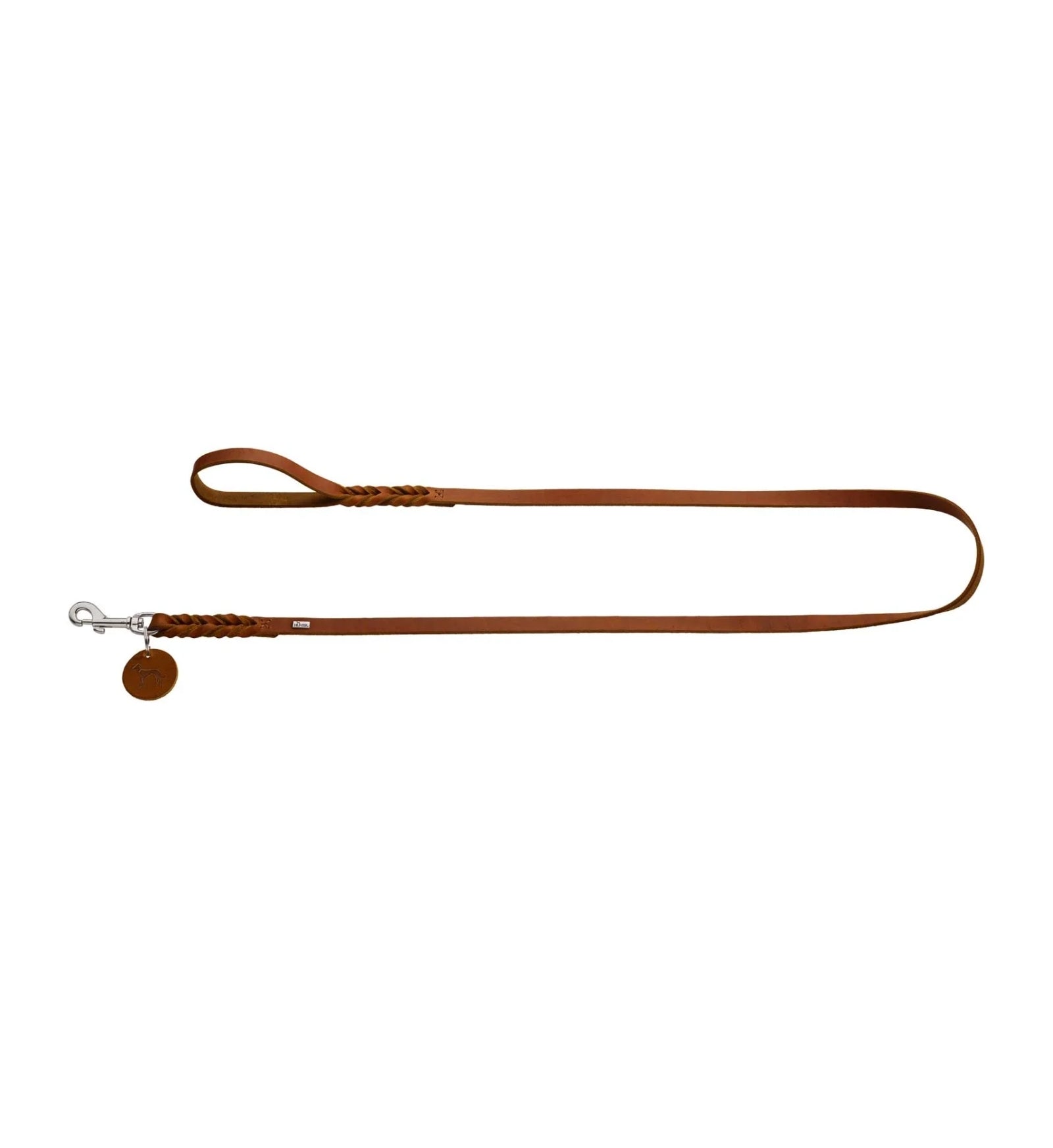 HUNTER CANE GUINZAGLIO REGOLABILE SOLID EDUCATION MIS 16/100 COLORE COGNAC