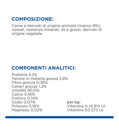 HILL'S SCIENCE PLAN CANE ADULT SMALL & MINI MOUSSE AL MANZO DA 200 GR IN LATTINA