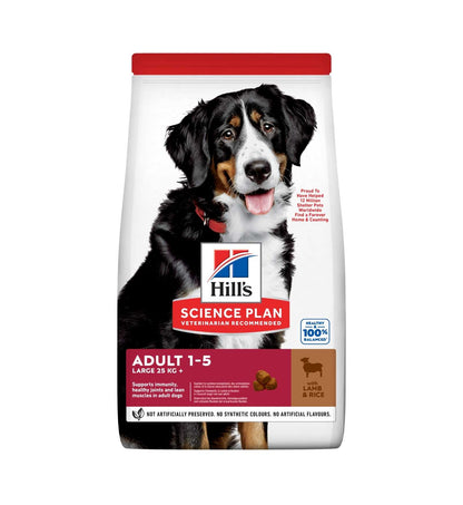 HILL'S SCIENCE PLAN CANE ADULT LARGE BREED ALL'AGNELLO E RISO DA 14 KG