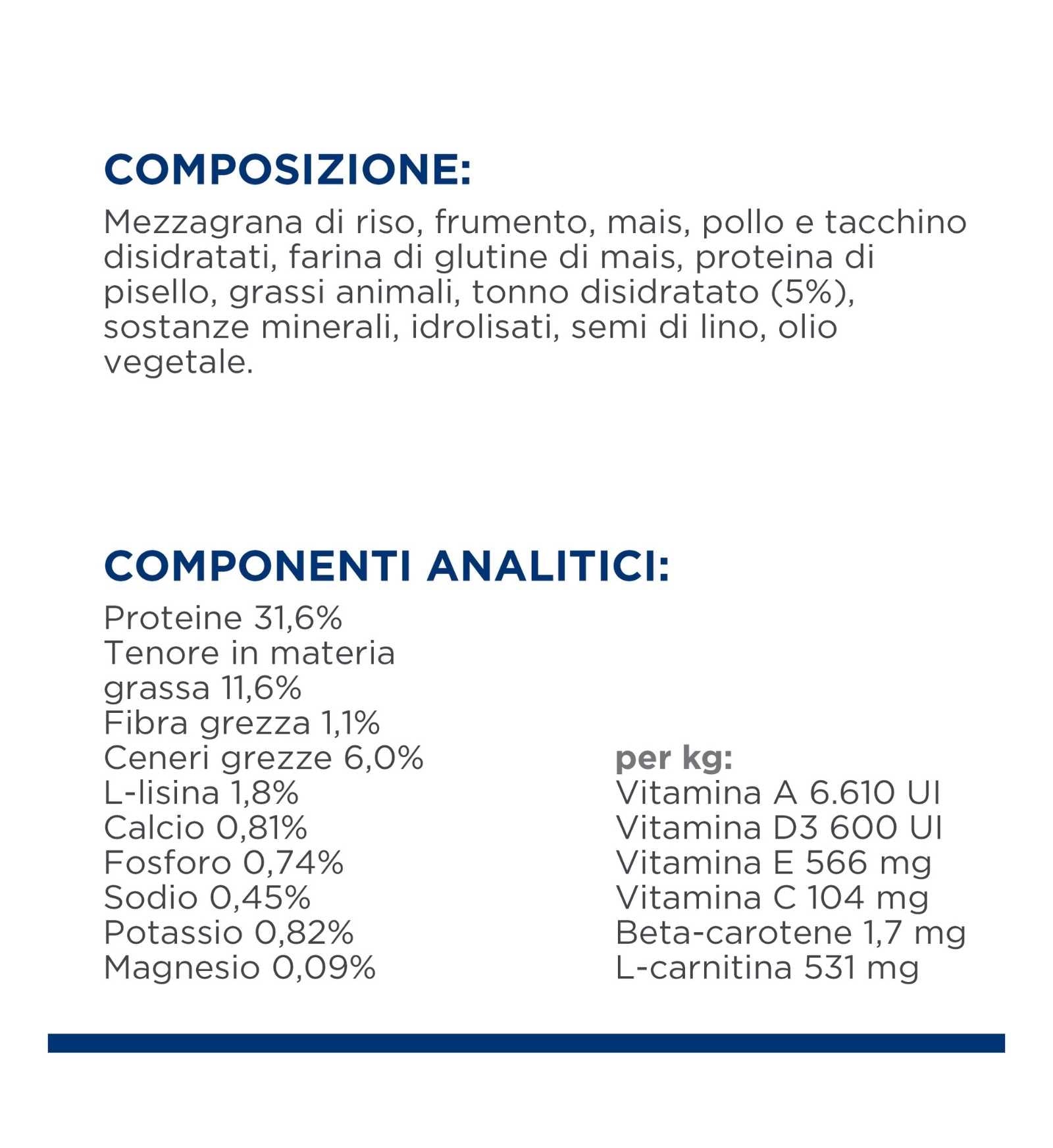 HILL'S SCIENCE PLAN GATTO ADULT STERILIZZATO AL TONNO