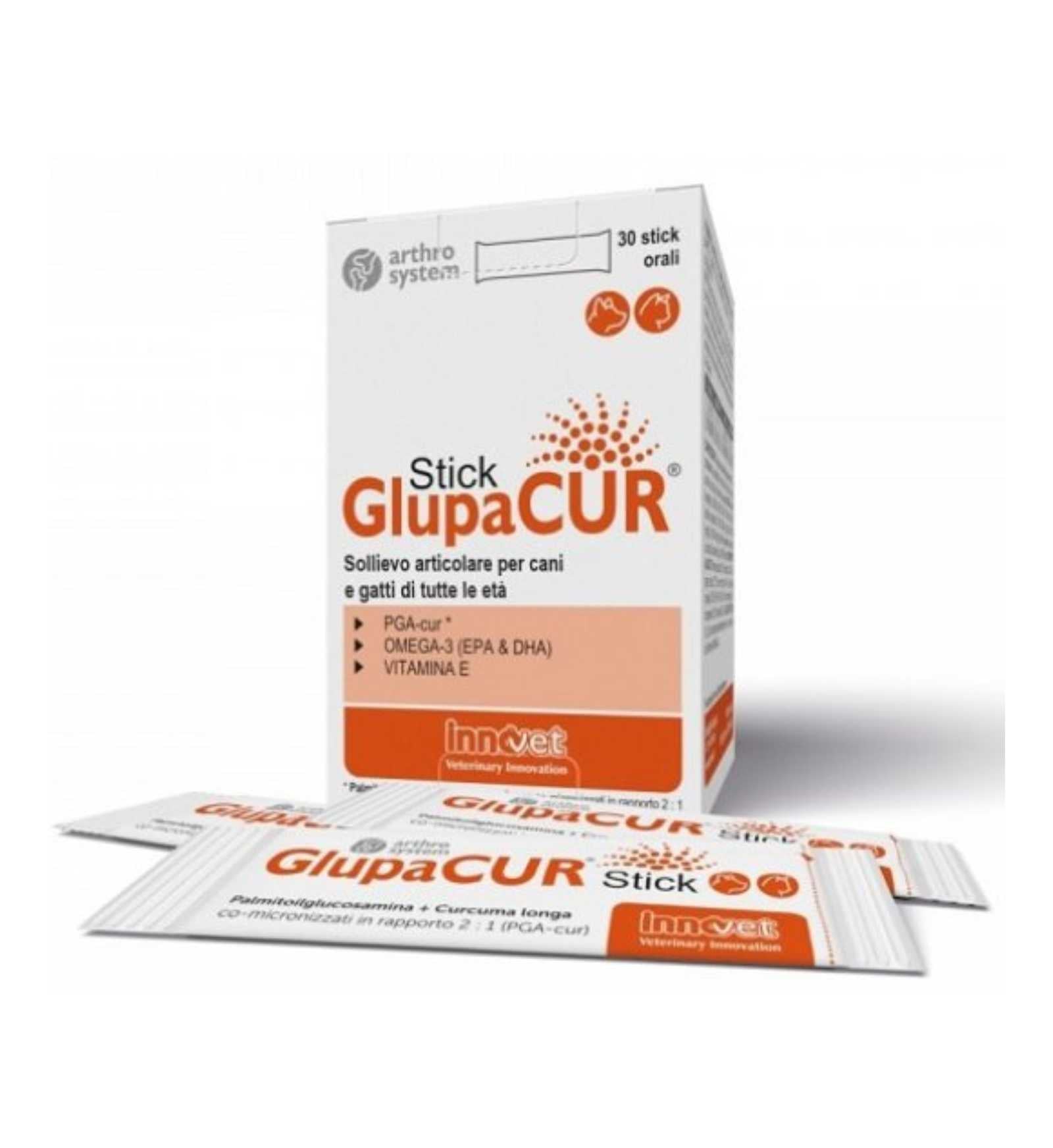 INNOVET CANE E GATTO GLUPACUR INTEGRATORE ARTICOLARE DA 30 STICK ORALI