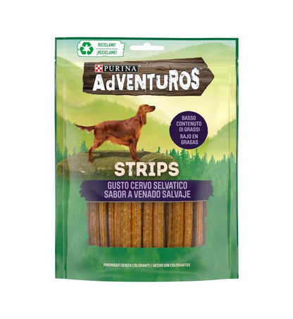 PURINA ADVENTUROS SNACK CANE STRIPS AL CERVO