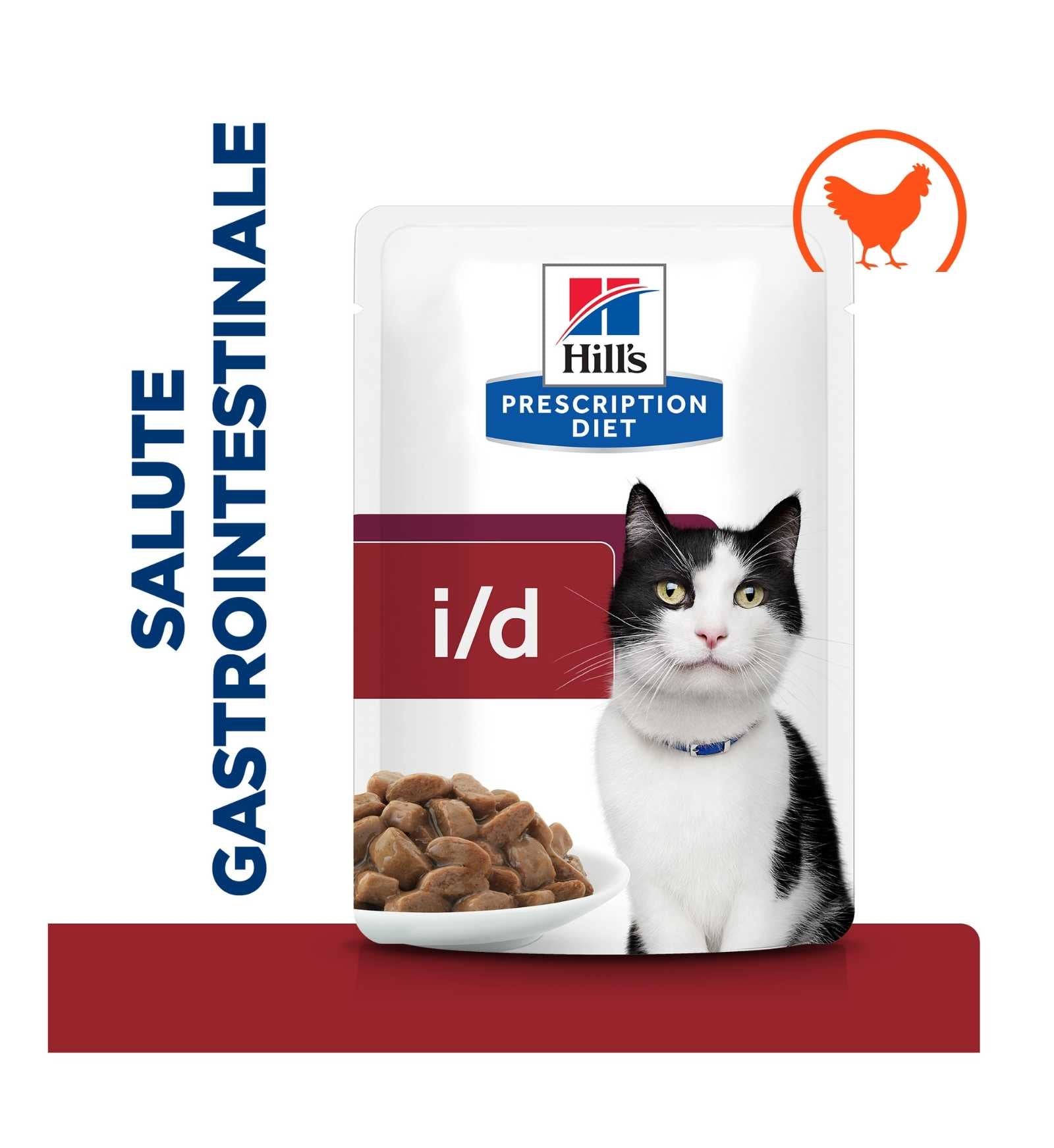 HILL'S PRESCRIPTION DIET GATTO I/D AL POLLO DA 85 GR IN BUSTA
