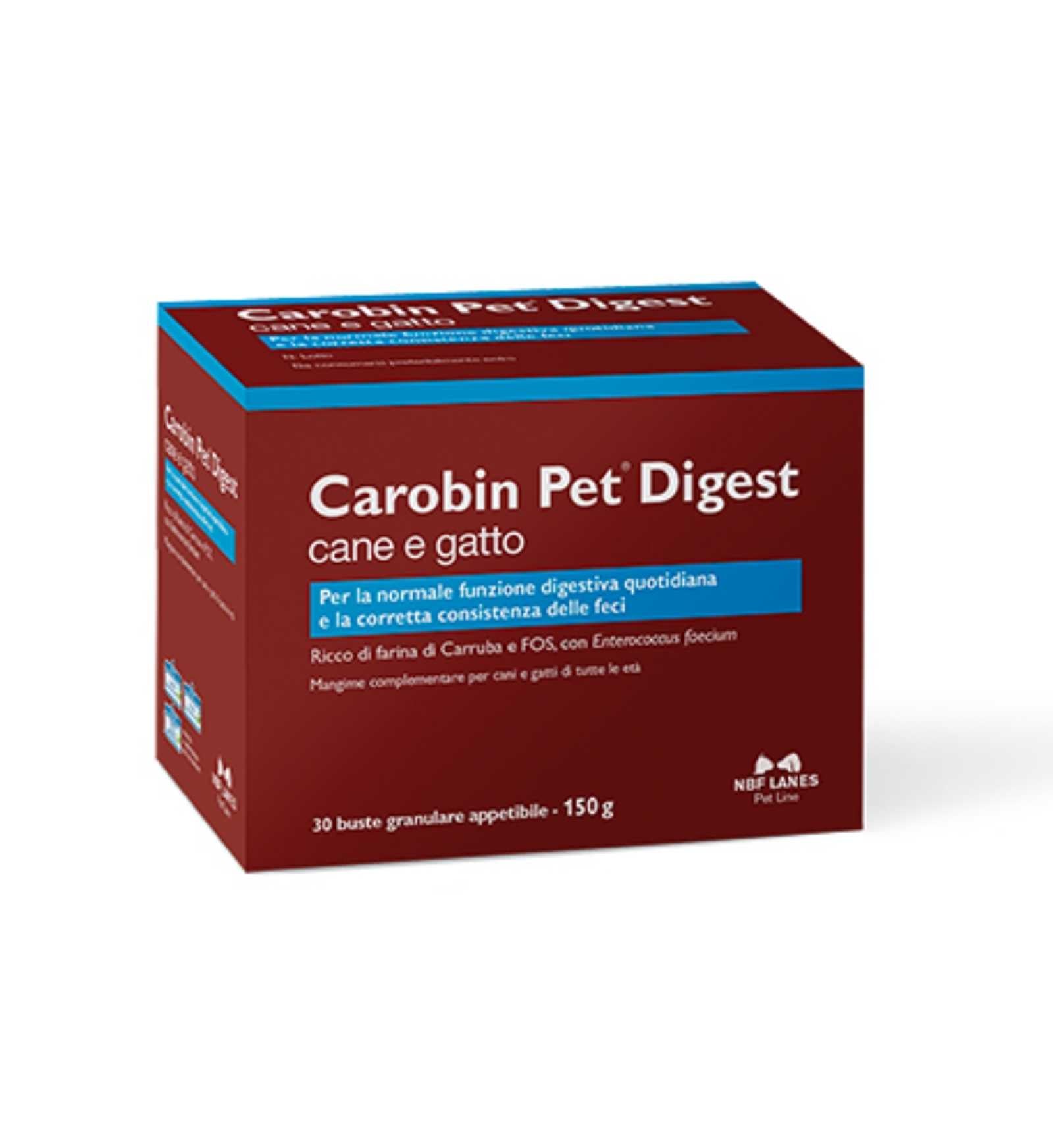 NBF LANES CANE E GATTO CAROBIN PET DIGEST 30 BUSTE DA 5 G