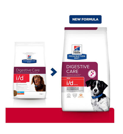 HILL'S  PRESCRIPTION DIET CANE  I/D STRESS DIGESTIVE CARE MINI POLLO