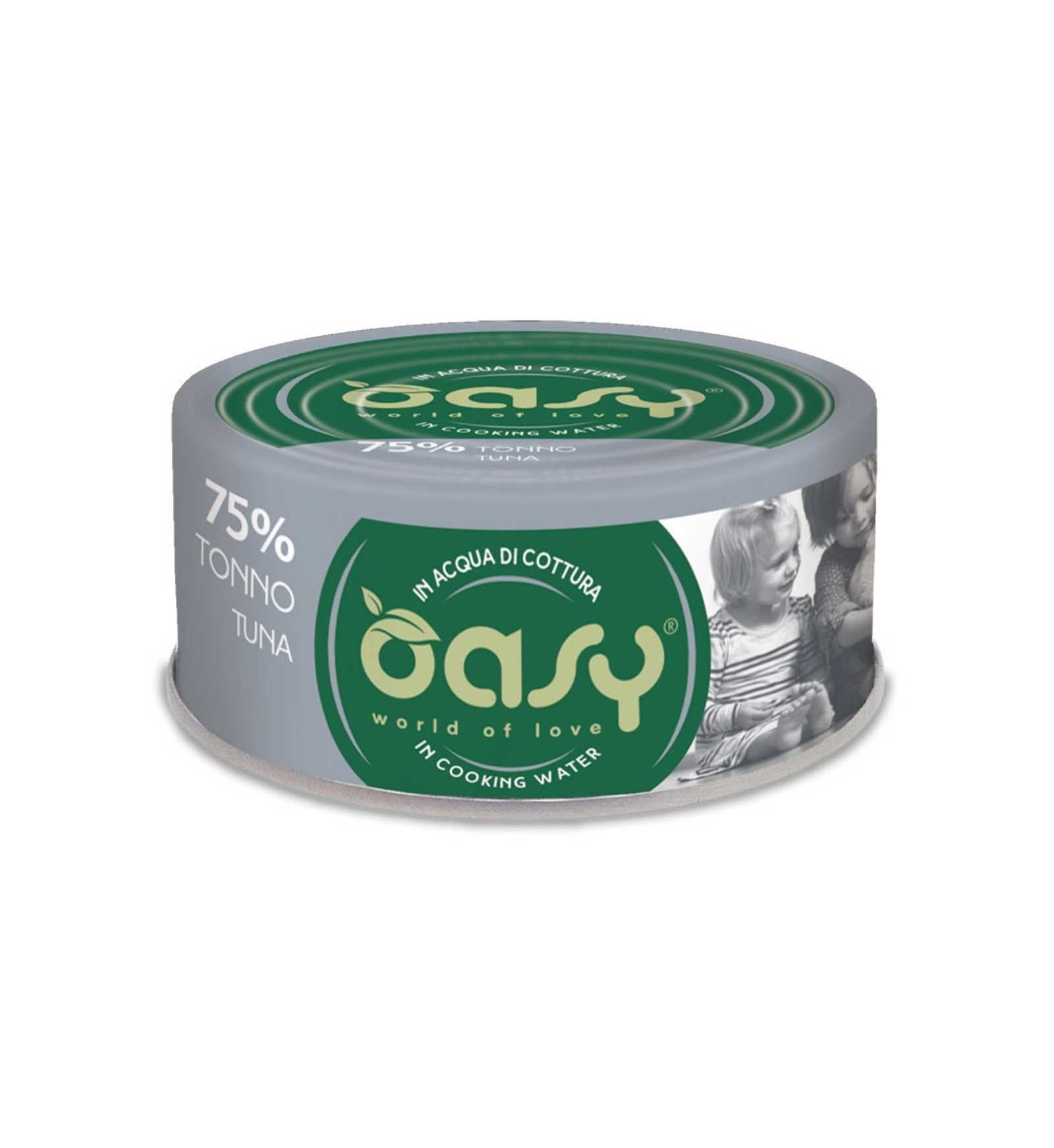 OASY GATTO TONNO DA 70 GR IN LATTINA