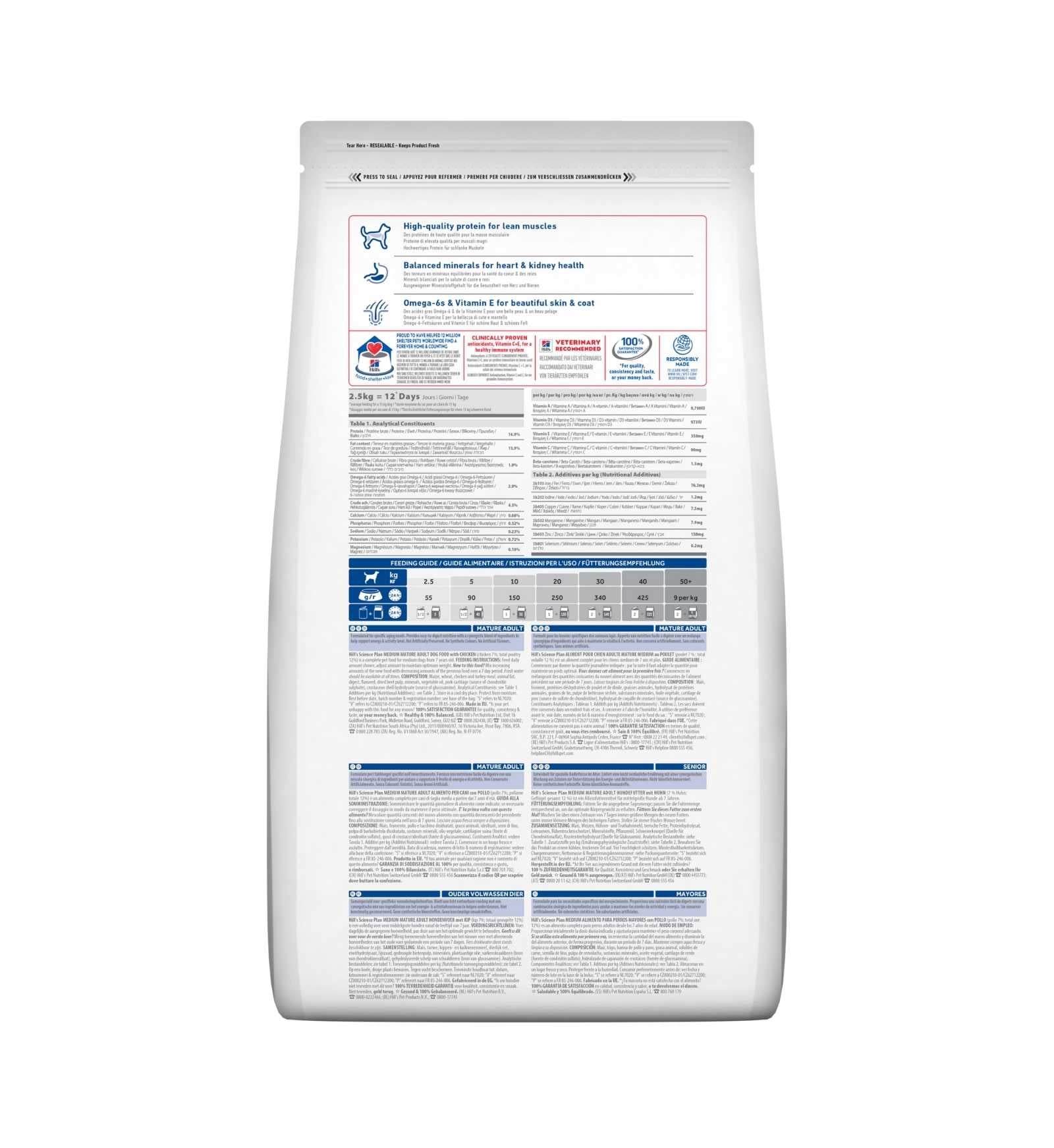HILL'S SCIENCE PLAN CANE MATURE MEDIUM AL POLLO