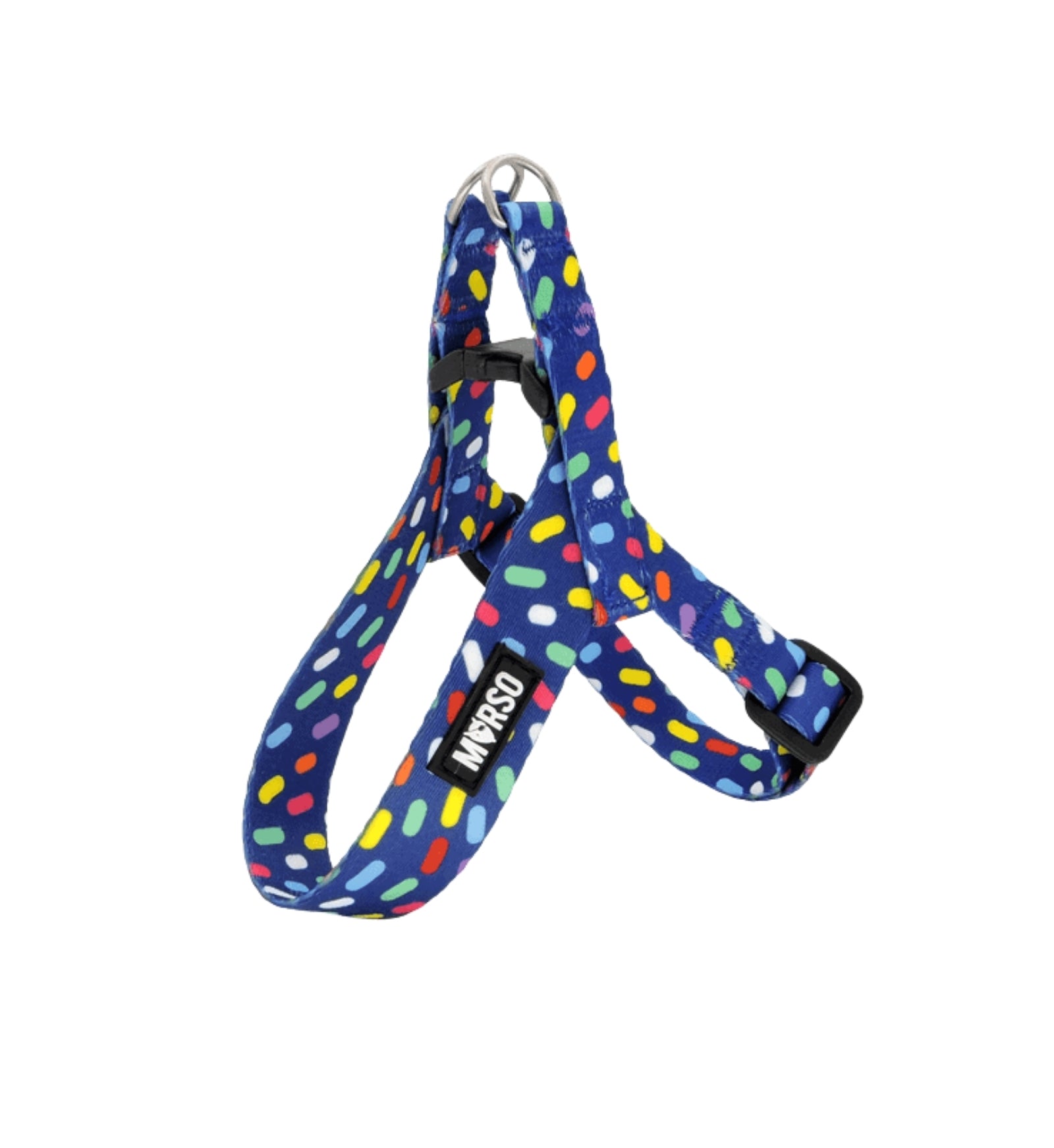 MORSO CANE PETTORINA MINI REGOLABILE COLOR INVADERS  XSMALL