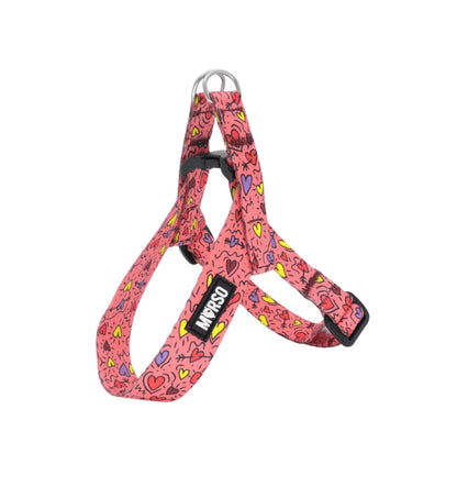MORSO CANE PETTORINA MINI REGOLABILE PINK THINK XXXSMALL
