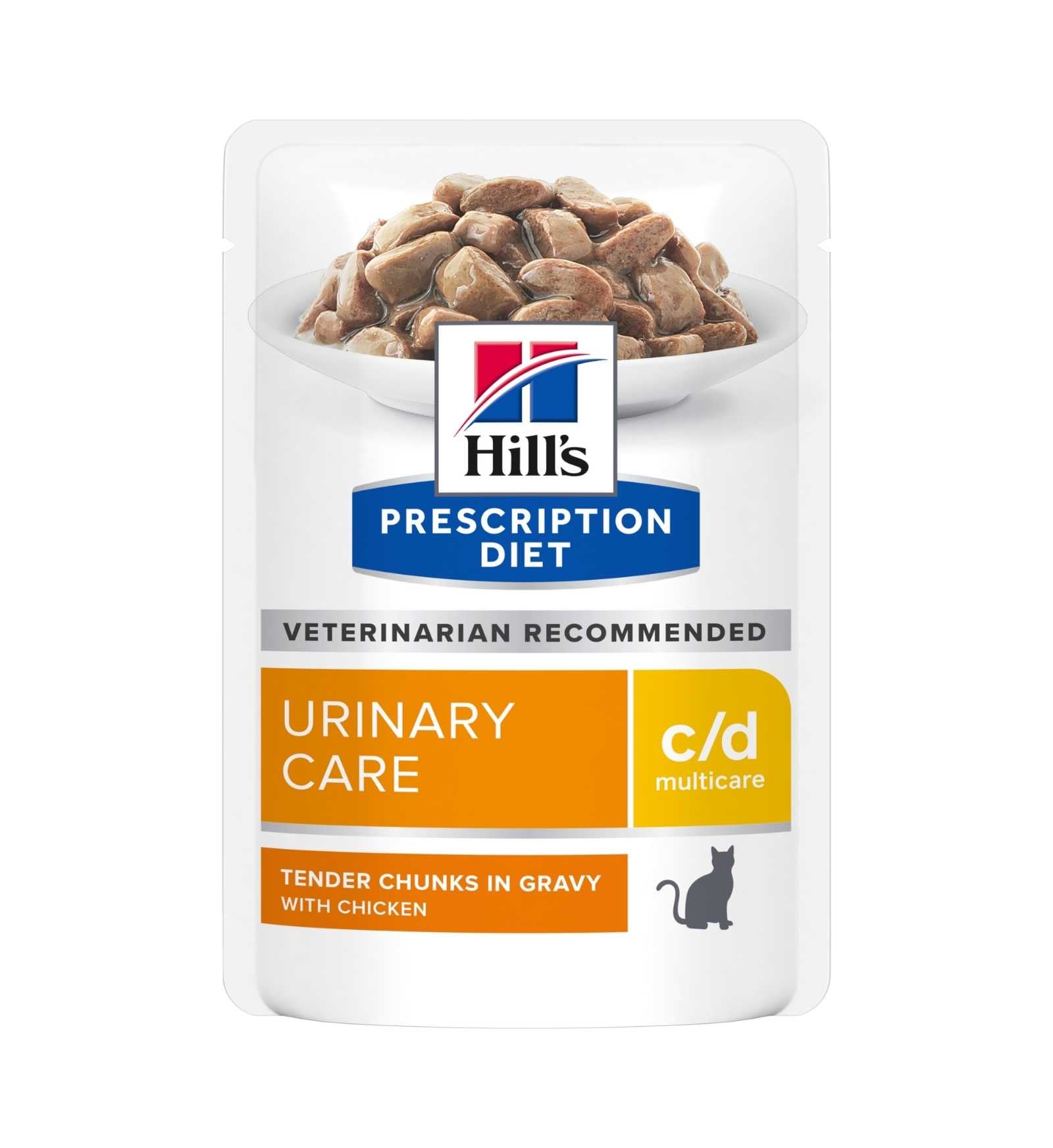 HILL'S PRESCRIPTION DIET GATTO C/D URINARY AL POLLO DA 85 GR IN BUSTA