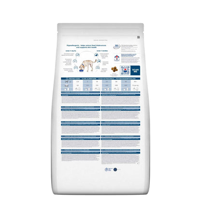 HILL'S  PRESCRIPTION DIET CANE  D/D FOOD SENSITIVITIES ANATRA E RISO 12KG