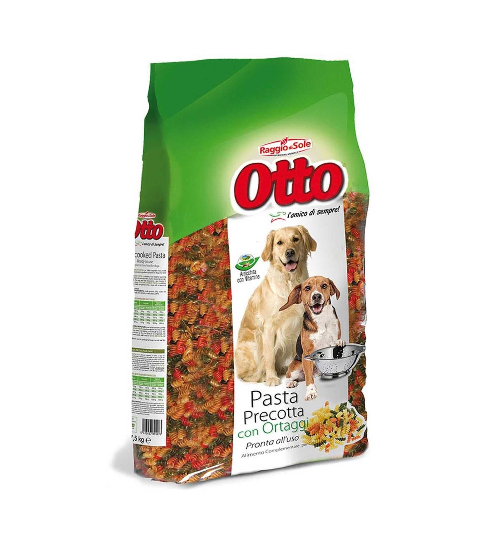 RAGGIO DI SOLE CANE OTTO PASTA PRECOTTA ORTAGGI DA 7,5 KG