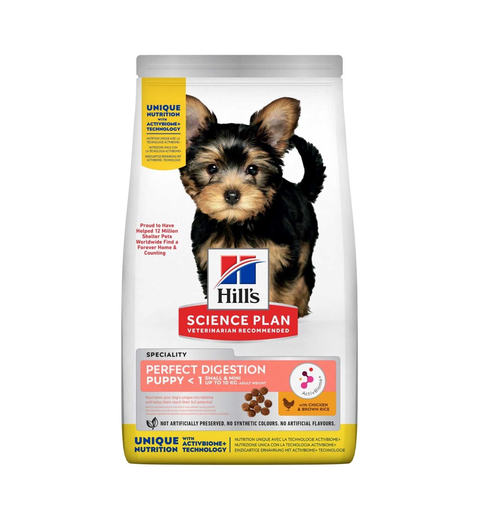 HILL'S SCIENCE PLAN CANE PUPPY SMALL & MINI PERFECT DIGESTION DA 1,5 KG