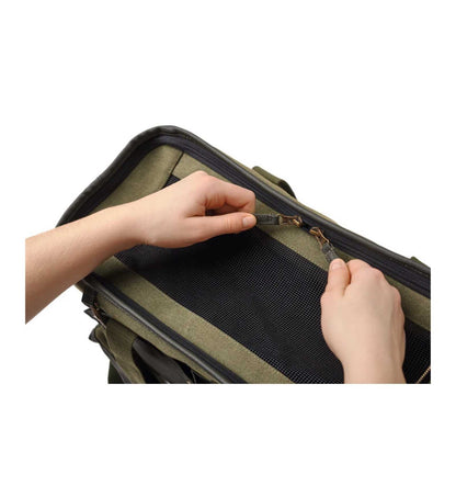 HUNTER CANE BORSA TRASPORTINO CARRIER  MADISON DA 40 X 20 X 30 CM KHAKI