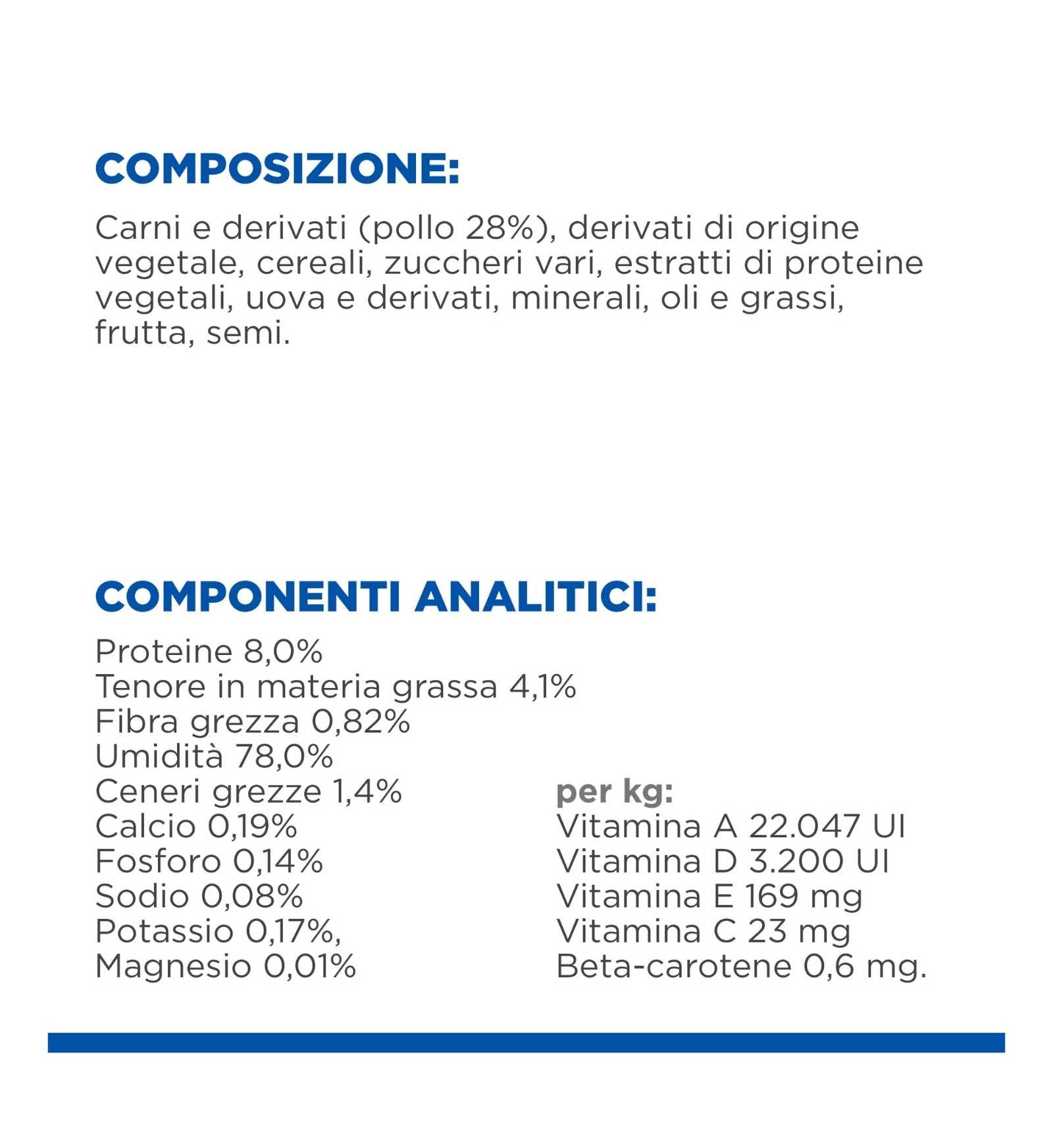 HILL'S SCIENCE PLAN GATTO ADULT 1 + PERFECT DIGESTION AL POLLO DA 85 GR IN BUSTA