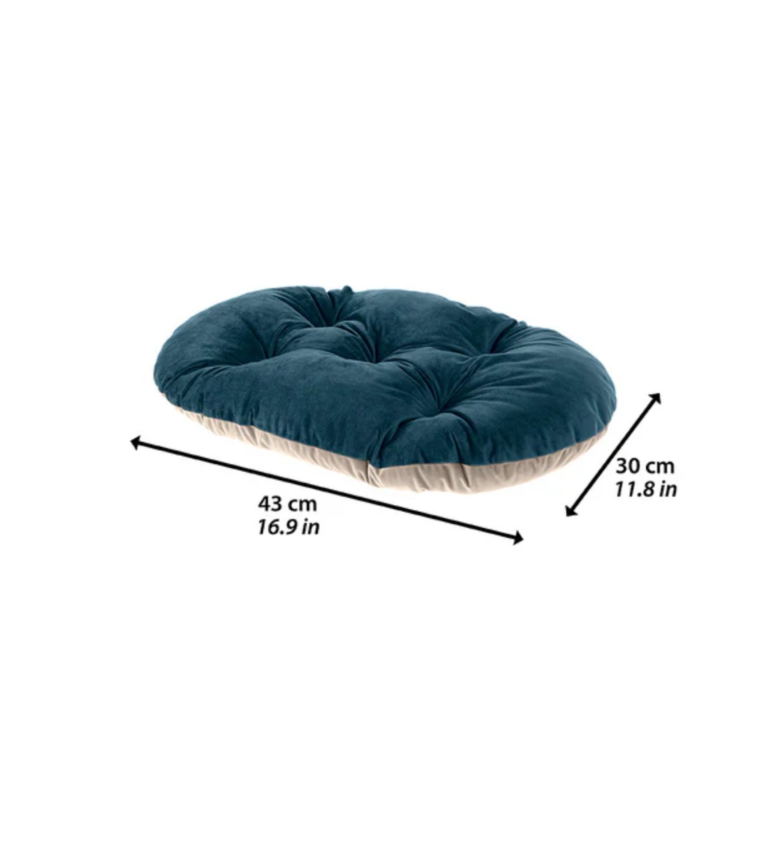 FERPLAST CANE CUSCINO PRINCE 45 / 2 BLU BEIGE