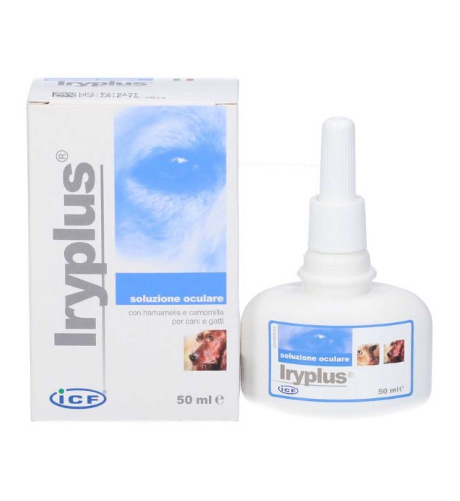 ICF CANE E GATTO IRYPLUS SOLUZIONE OCULARE DA 50 ML