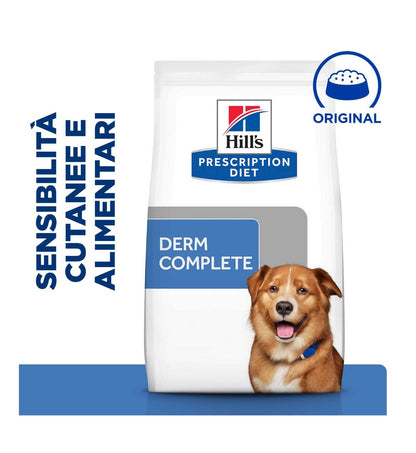 HILL'S  PRESCRIPTION DIET CANE  DERM COMPLETE SKIN CARE & FOOD SENSITIVITIES ADULT
