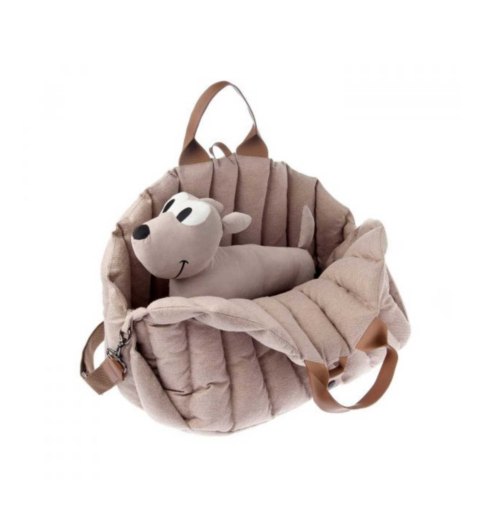FERRIBIELLA CANE BORSA TRASPORTINO IMBOTTITA PER AUTO 50 x 30 x 35 CM